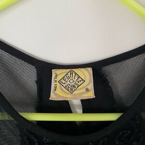 Black Mesh Maxi Dress by Legatte Jeans Italy